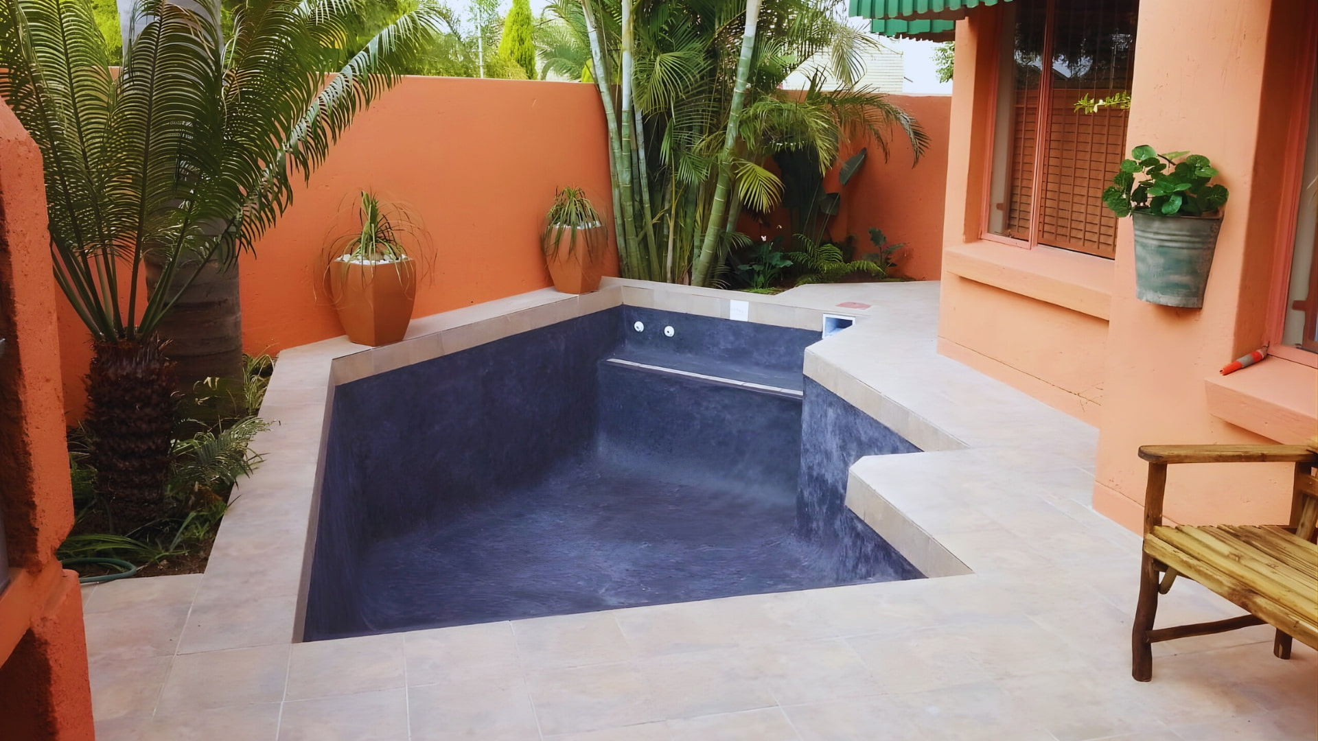 Courtyard waterproofing and protective coating project by Mighty Coatings